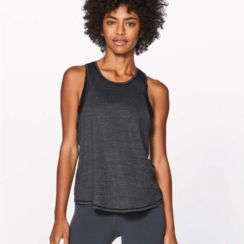 Lululemon Twist & Reach Tank
Heathered Black